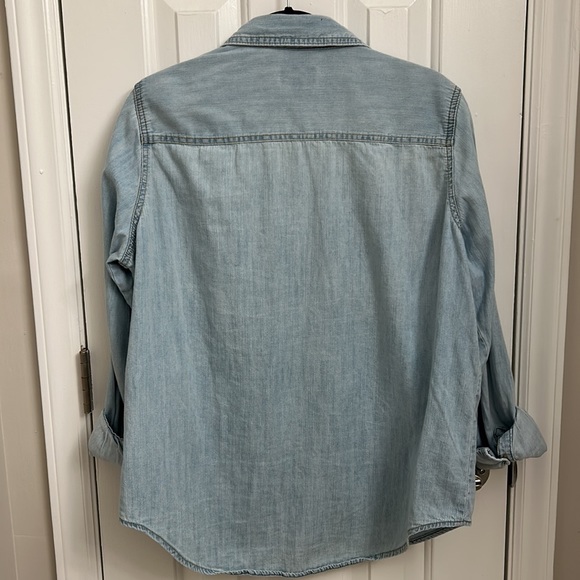 Target Universal Thread light denim button down - Picture 5 of 5